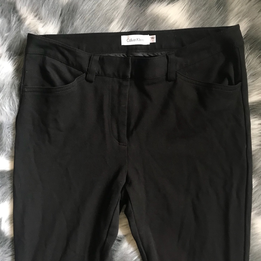 Black Calvin Klein Stretch Pant